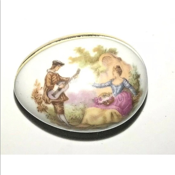 Vintage Small Limoges Decorative Egg France - Picture 16 of 16